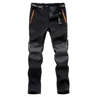 Muške podstavljene Softshell fitness hlače za planinarenje na otvorenom s džepovima Radne hlače otporne na vjetar