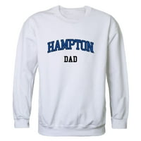 Majica s puloverom od flisa s okruglim vratom za tatu pirata Sveučilišta Hampton