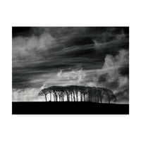 Zaštitni znak likovna umjetnost 'Ranojutarnji oblaci' platno umjetnost Martina Hensona
