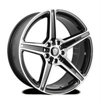 17x7. 10-114. G-Line Gloss Black Machine 35 74.1