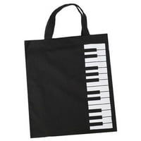 Čisti pamučni klavirski ključevi muzička torbica torba torba za kupovinu torbe za ljubitelj glazbe poklon