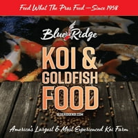 Plavi greben Formula za hladnu vodu pšenica Koi & Goldfish Fish Food Pelets, lb