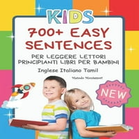 700+ jednostavnih rečenica po Leggere Lettori Princianti Libri po Bambini Inglese Italiano Tamil Metodo Montessori: