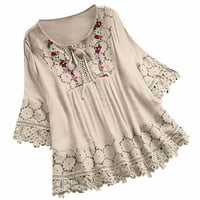 Rasprodaja u modnim ženskim ljetnim Casual vrhovima s izrezom u obliku slova A, majice s kratkim rukavima, Bluza