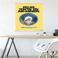 Minioni osvjetljenja: Uspon Gru - Minion Air Wall Poster s magnetskim okvirom, 22.375 34