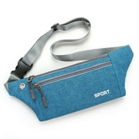 Struk Žene Muškarci Multifunkcionalni džepovi na otvorenom Sport Sport Leisure Messenger vrećica Sky Blue