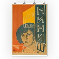 Vintage plakat iz Rusije iz SAD-a