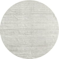 Ahgly Company zatvoreni okrugli suvremeni blijedo srebrno sivi prostirke od čvrstog područja, 5 'krug