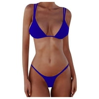 Kupaći kostimi za žene bikini set kupaći kostim špageti na kaiševima kupaći kostim