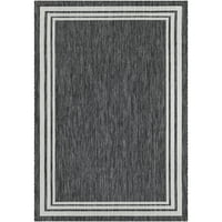 Istočni vanjski tepih, Tamno siva ,5'3 7'3 ovalni