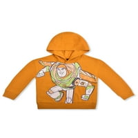 Disney Toddler Boy Buzz Lightyear Fleece Hoodie Pulover, veličina 2T-4T
