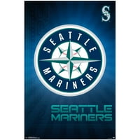 Logotip Seattle Mariners Baseball sportski plakat od 22.234