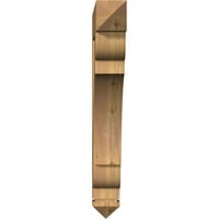 Ekena Millwork 1 2 W 36 D 42 H Olimpijske umjetnosti i zanata Smooth Bracket, zapadni crveni cedar