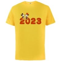 Nova godina za 100. obljetnicu disnei chata Mikija i Minnie - pamučna majica kratkih rukava za odrasle-po mjeri-suncokret