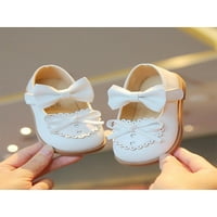 Dječje cipele princeze školske cipele sandale Marije Jane s mašnom slatke ravne cipele s remenom za gležanj dječje