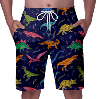 Kratke hlače za plažu za dječake i muškarce kratke hlače s dinosaurima za muškarce kratke hlače za plažu za muškarce