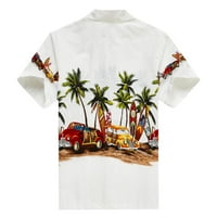 Dječak Havajski Aloha Luau košulja i kratke hlače Cabana je ušao u bijele automobile 4