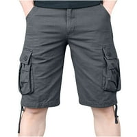 Plus veličine muškarci teretni kratke hlače muške plus veličine teretni kratke hlače s više džepova opuštene ljetne