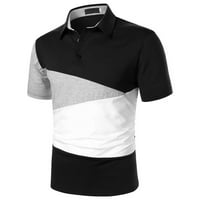 Pedort Polo majice za muškarce velike i visoke suhe fit Performance Print kratki rukavi vlaga Wicking golf polo