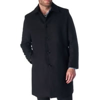 Čekić od nakovnja muške vunene mješavine jednostrukih kaputa za hodanje prilagođenom dugim jaknama