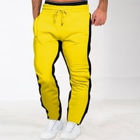 Muški džemper hlače modno slobodno sportovo trčanje patchwork u boji čipke hlače hlače Tweatpants