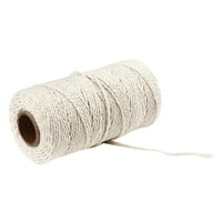 Feledorashia dekor za dom dugačak 100yard čisti pamuk uvijeni konop za obrt makroname artisan string