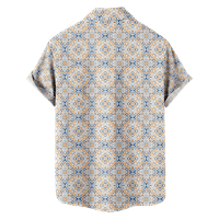 Košulja za odrasle tradicionalni uzorak tisak ličnosti prozračni atraktivni dizajn aloha košulja za prijatelje