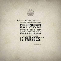 Millennium Falcon Poster Pritisak Marka Rogana RGN112823