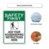 Sigurnost na prvom mjestu Dodajte upute za kućanstvo novost vanjski unutarnji zaslon Jedinstveni aluminijski metalni