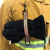 Line2Design remen s rukavicama s reflektirajućim oblogom vatrogasac zupčanik - narančasta