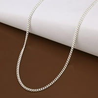 Stil od nehrđajućeg čelika srebrne muške muške ogrlice fantasy lančane ogrlice unise