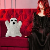 DPitySerensio 11.8in bijeli Halloween Ghost Pillow Plišani jastučni jastuk ukrasni dekor duhova Halloween poklon