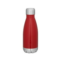 Izolirana boca za vodu od nehrđajućeg čelika od 12 oz, Svijetlocrvena