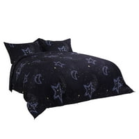 Jedinstveni prijedlozi set posteljine od poliestera, Tamno plava