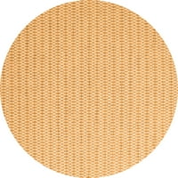 Moderni tepisi za sobe okruglog presjeka u apstraktnoj narančastoj boji, 4' okrugli