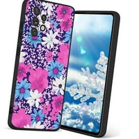 Spring-pink-retro-floral-cottagecore-Telefon za Samsung Galaxy A 5G za žene darovi za muškarce, meki silikonski