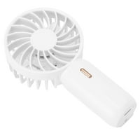 Ručni ventilator, mini obožavatelj visoke točnosti usb koji se puni za vruće vrijeme bijelo