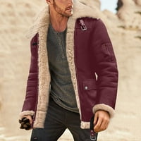 Muške jakne za muškarce, velika Muška zimska jakna, Muški modni jednostavni zimski kaput, ovratnik s reverom,