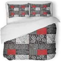 Set posteljine od pokrivača od prekrivača od prekrivača od jastuka za uređenje doma u sobi