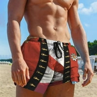 Muške Casual hlače s printom pijetla na vezanje, festival piva, hlače za plažu, široke hlače, estetske hlače,