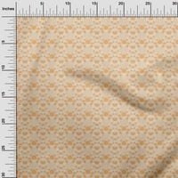 Jednobojna pamučna tkanina od Batista u narančastoj geometrijskoj tkanini za šivanje tiskana zanatska tkanina