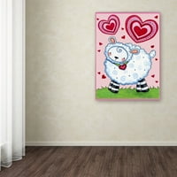 Zaštitni znak likovna umjetnost Valentine Lamb Canvas Art by Jennifer Nilsson