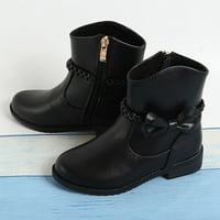 _ / Zimske čizme chelsea za djevojčice sa bočnim patentnim zatvaračem, modne tople čizme, neklizajuće cipele,