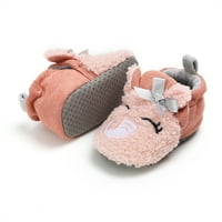 Dojenčadi dječaci djevojčice papuče ugodne čizme od flisa mekani dno tople crtane čarape cipele za novorođenčad