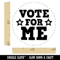 Glasajte za mene glasajući domoljubnim smiješnim gumenim pečatom za scrapbooking, Craft utiskivanje-Mini