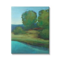 Galerija slikanja krajolika Spell Industries Vivid River Forest Wrapped Canvas Print Art, Dizajn Stacy D'Aguiar