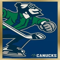 Vancouver Canucks - plakat s logotipom na zidu, 22.375 34