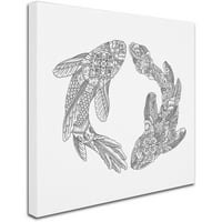 Zaštitni znak likovna umjetnost Koi Fishs Canvas Art by Filippo Cardu