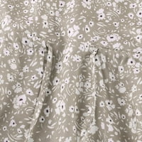 Ženske haljine Preppy stil čipke okrugli dekolte mini maxi poslovne haljine
