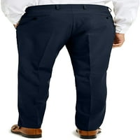 Muško jednobojno odijelo klasičnog kroja s ravnim prednjim dijelom, krojeno po mjeri, pojedinačne hlače